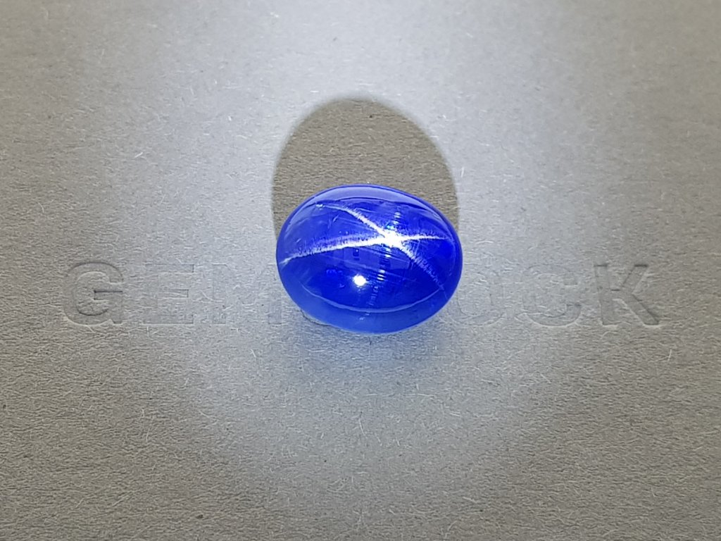 Star Sapphire Royal Blue in Cabochon shape 19.17 carats Sri Lanka (Ceylon)